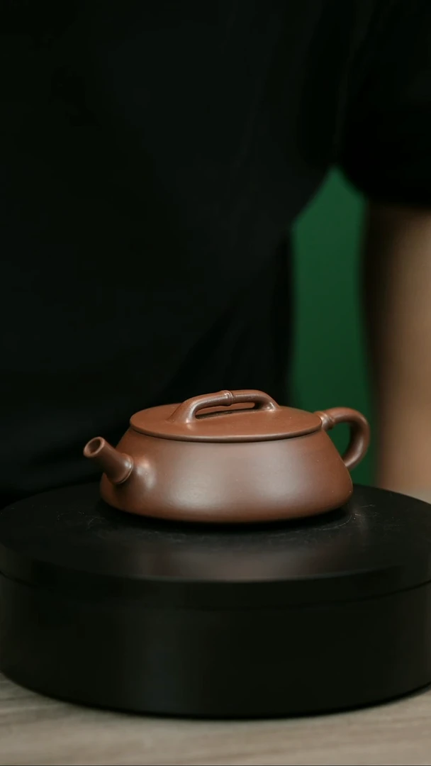 茶壶紫砂过***去H1458赵信军竹节瓢