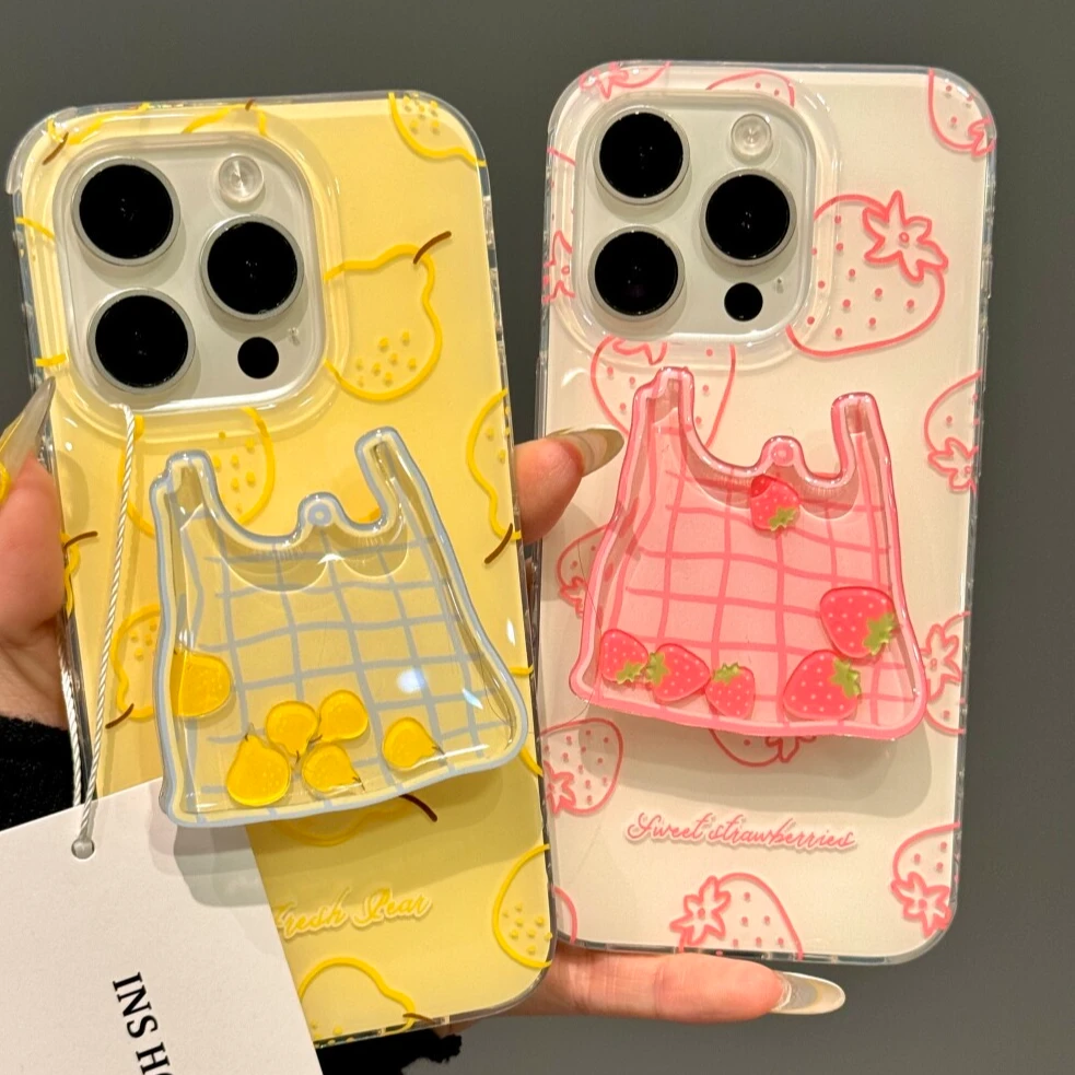 水果碎花合集适用苹果手机壳华为vivo小米荣耀oppo红米新款全包女