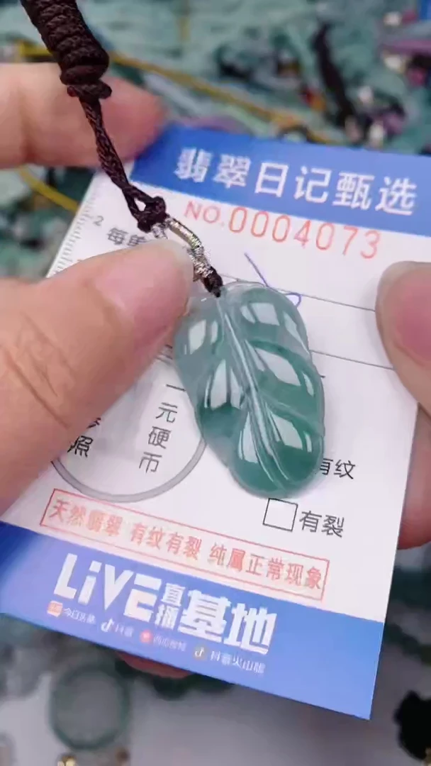 【闪购商品】翡翠颈饰未镶嵌00004073