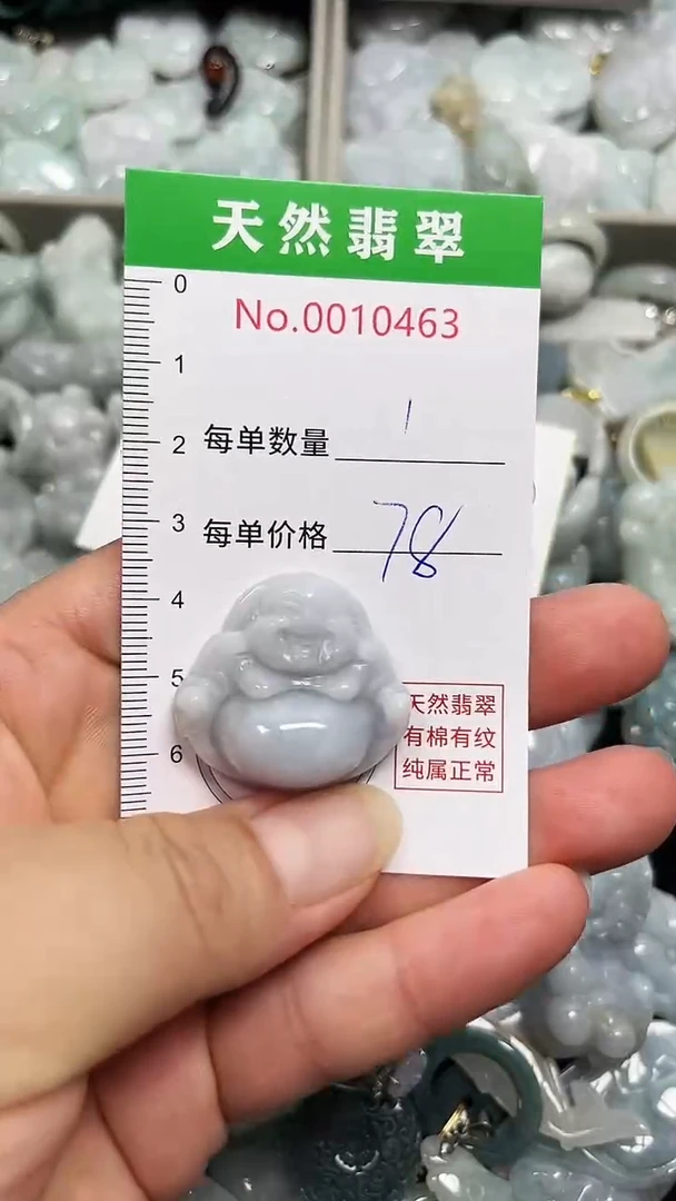 翡翠未镶嵌吊坠(不含链)0463