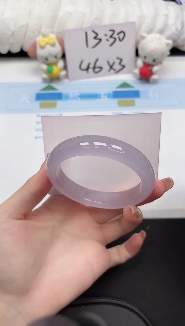 未镶嵌手镯石英质玉8-58