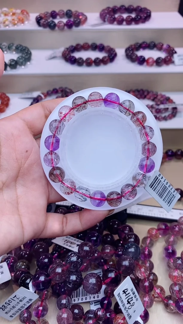 未镶嵌手链水晶彩超七10m+