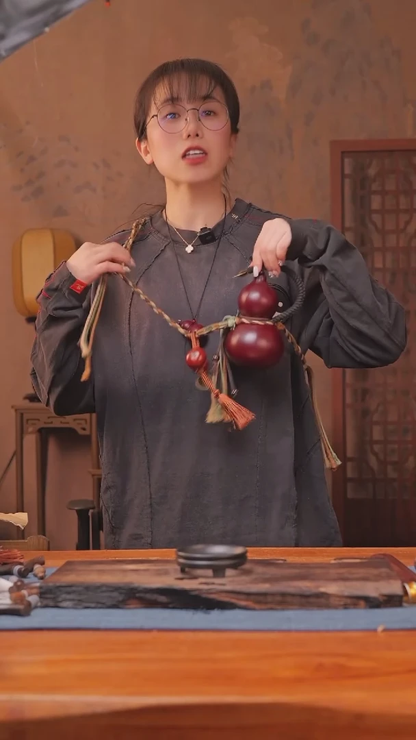 696号链接精品大漆葫芦现货现发[一物一拍]