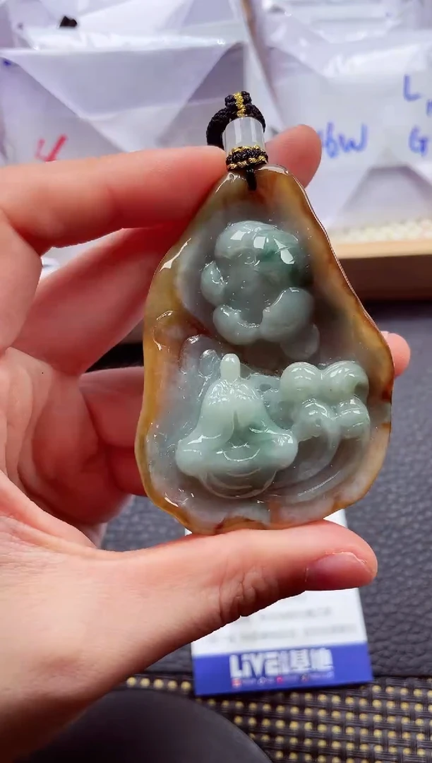 未镶嵌挂件翡翠000111