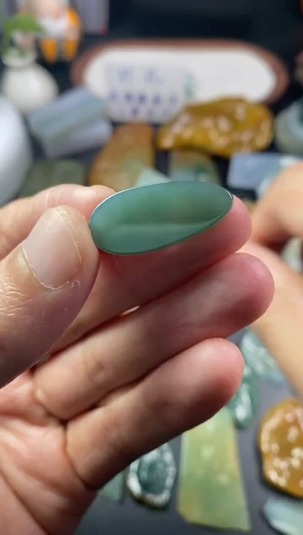 未镶嵌定制翡翠翡翠片料定制未镶嵌1.3-4