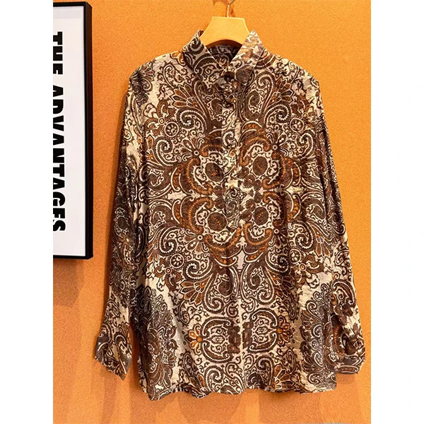 LMXPPJ【摩洛哥风情】女士夏季薄款衬衫法式宽松休闲时尚衬衫MX218