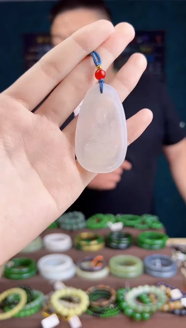 和田玉未镶嵌颈饰多样性发货 拍一单发一个