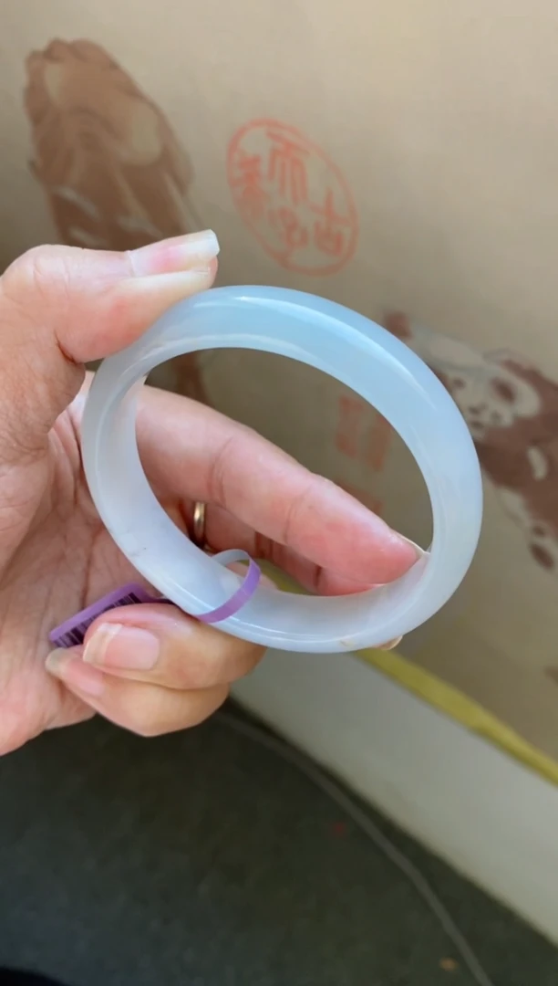 未镶嵌手镯翡翠（高货必买）糯冰透胶带黄翡洒金 3号