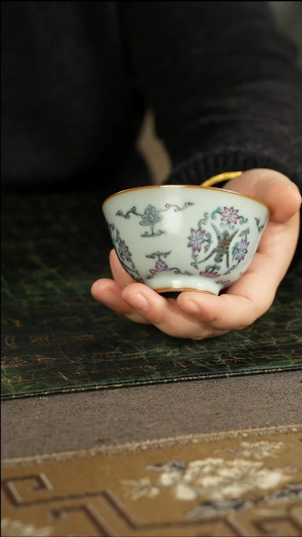 善窑厂汝窑绘画主人杯