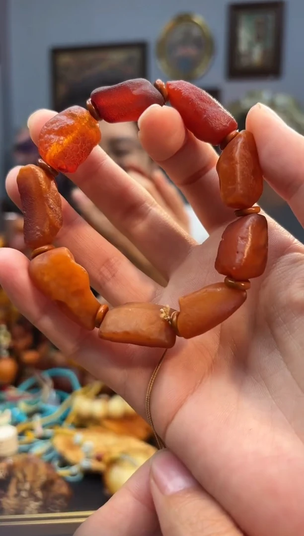 手串琥珀未镶嵌手串