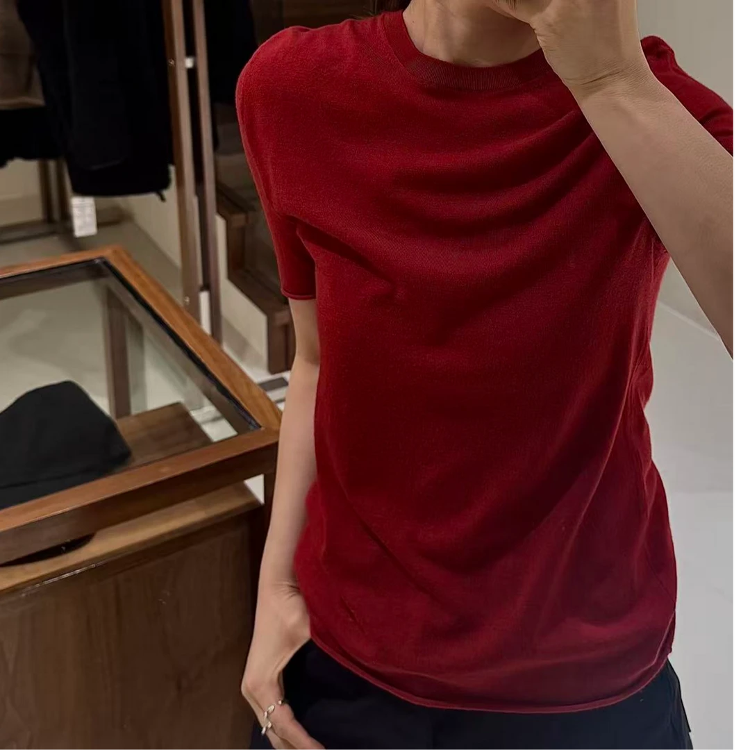 2551气质高级感纯色T恤