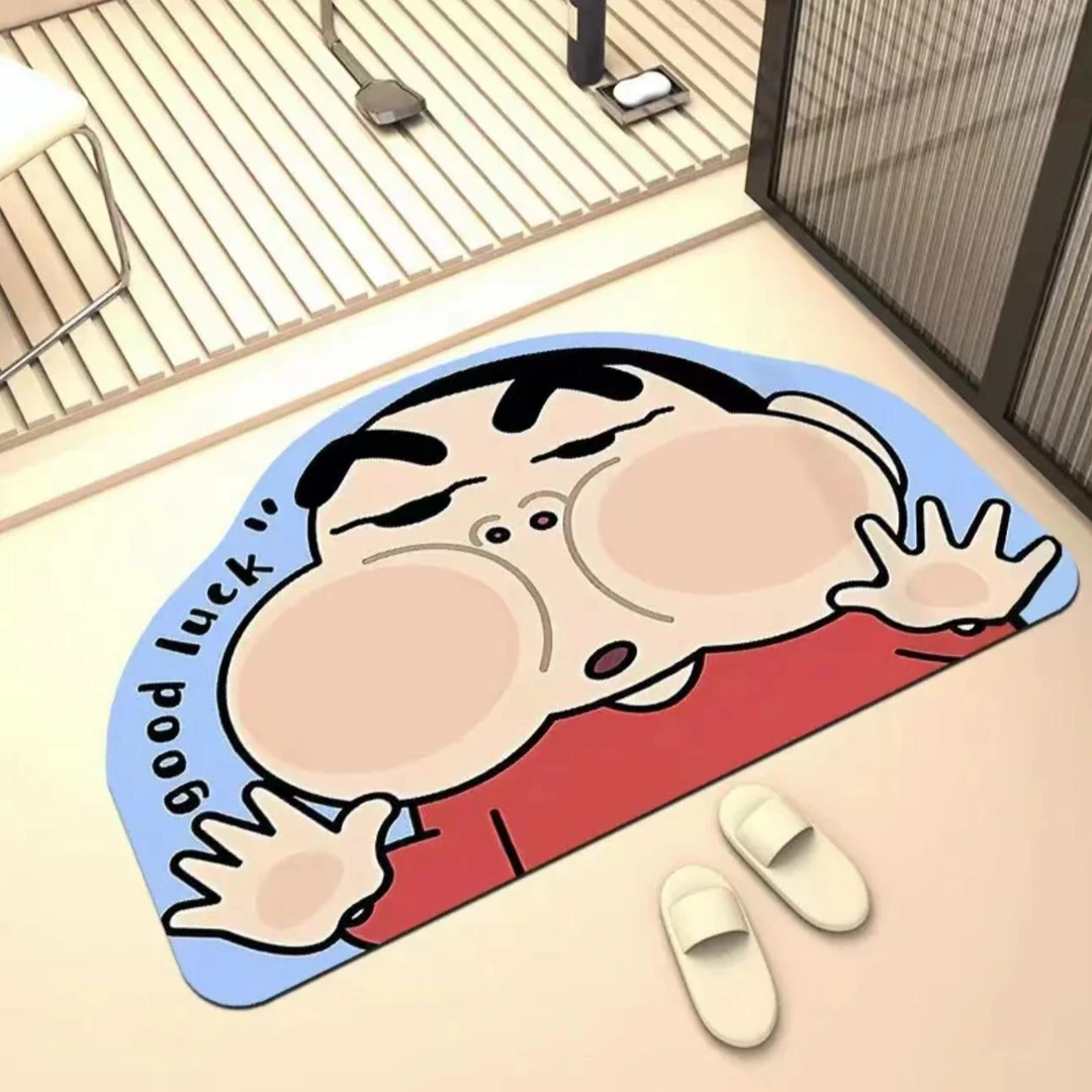 特厚家用速干硅藻泥浴室地垫卫生间门口垫子好打理浴室吸水地垫