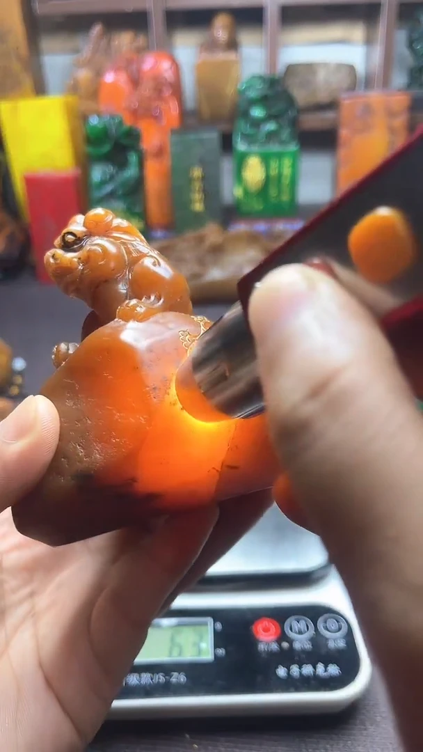 寿山石印石纯天然石料