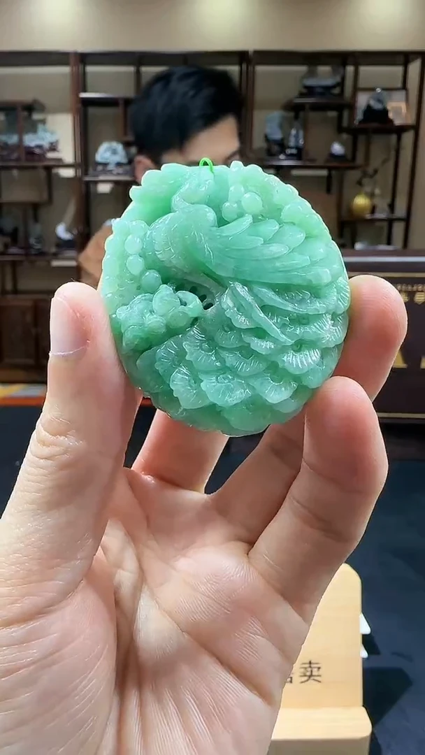 【闪购商品】定制翡翠未镶嵌L-@@SXSN21059