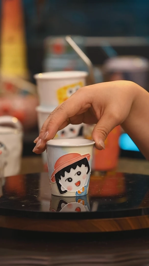 【闪购商品】杯子景德镇设计师釉下彩绘陶瓷