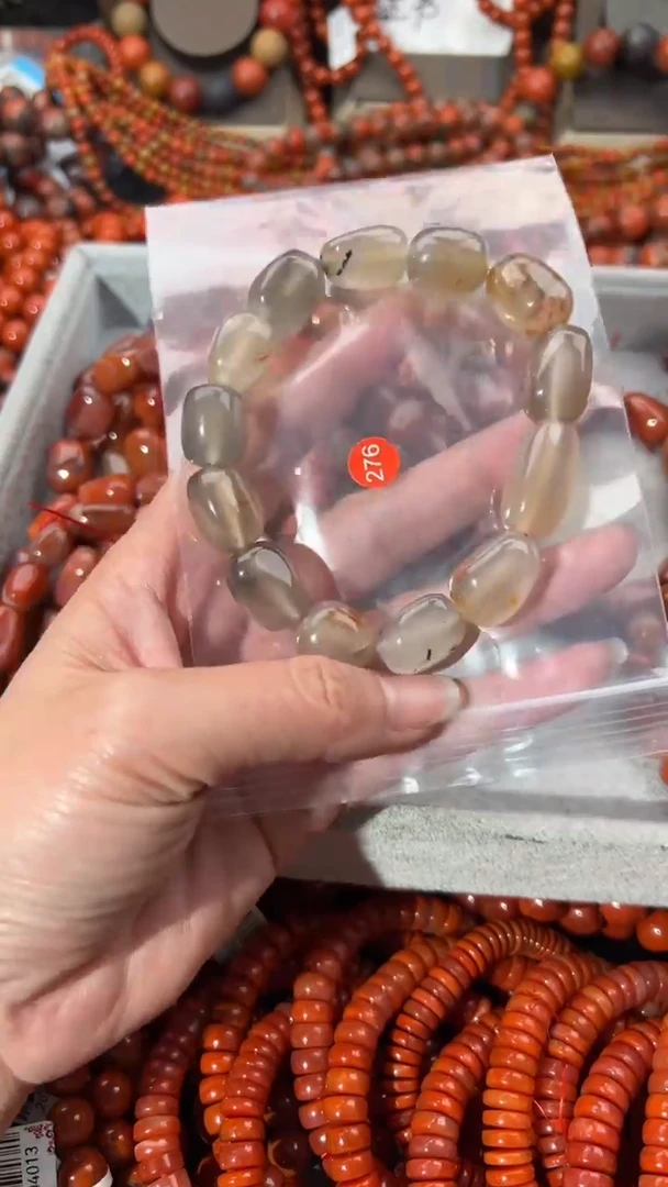 南红玛瑙未镶嵌手串12+