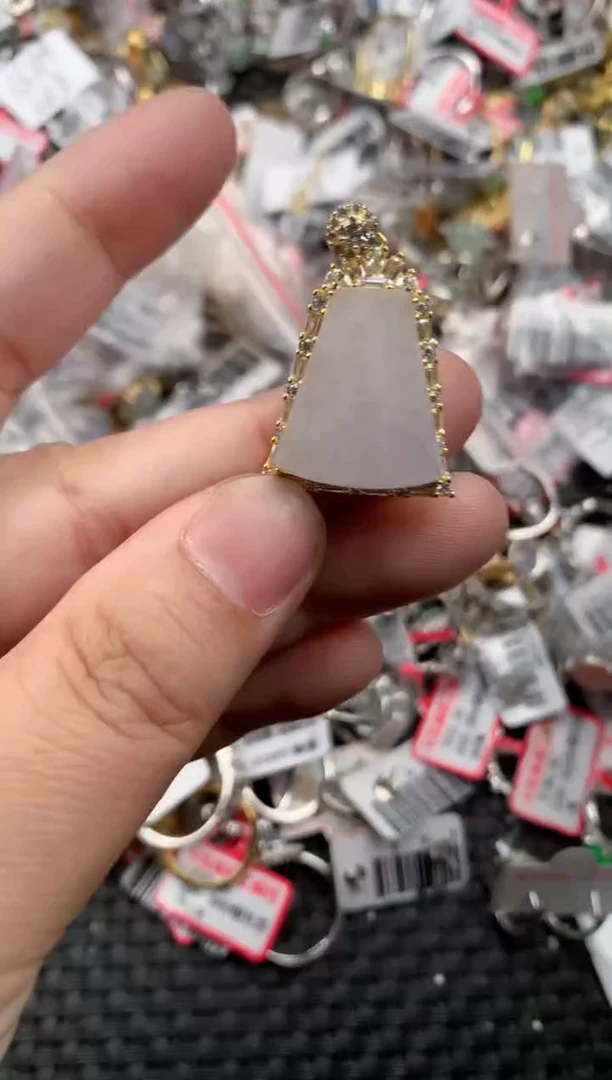 银S925镶嵌戒指翡翠10    6