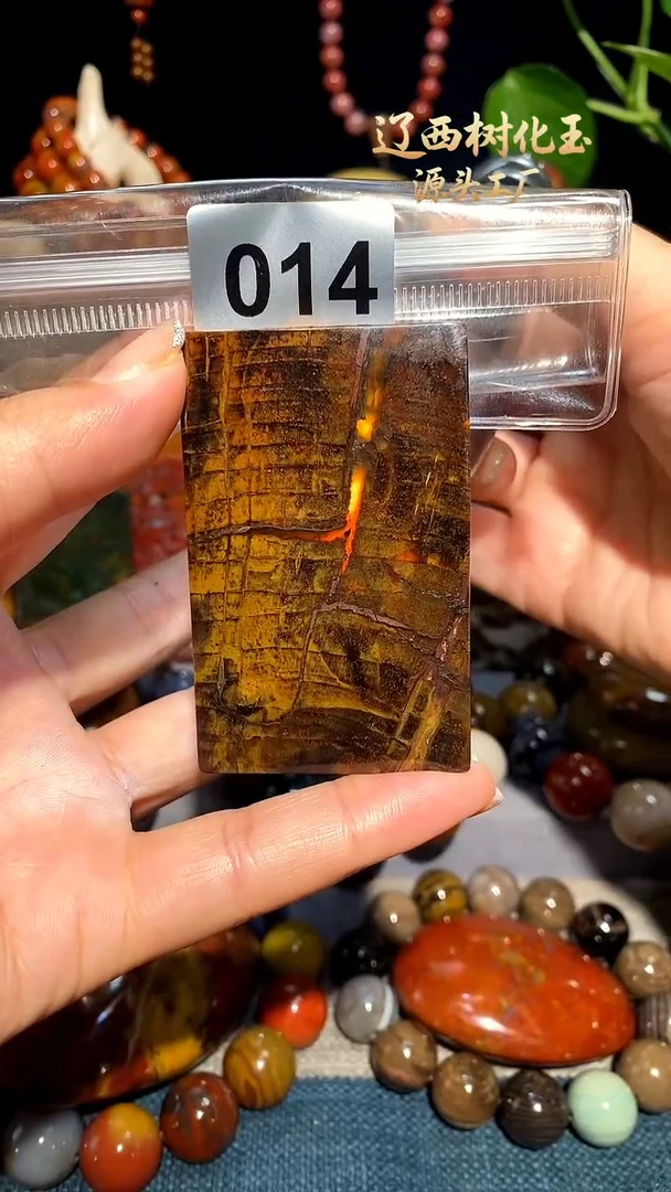 未镶嵌-硅化玉天然北票硅化玉吊坠