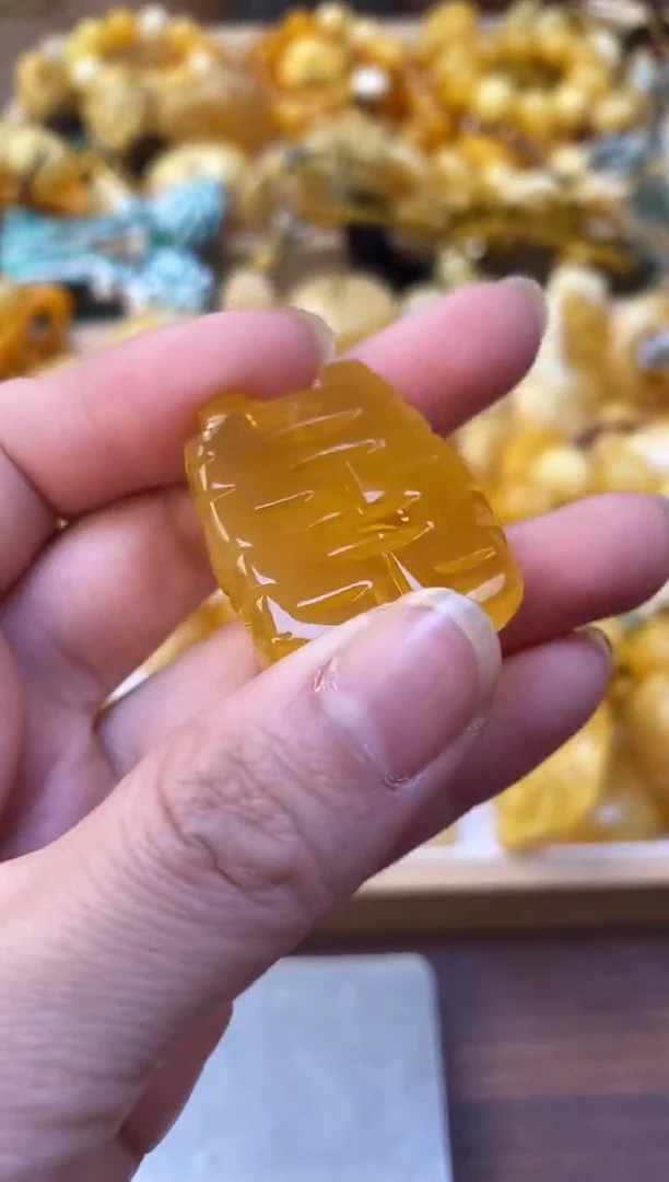 裸石琥珀未镶嵌天然琥珀蜜蜡
