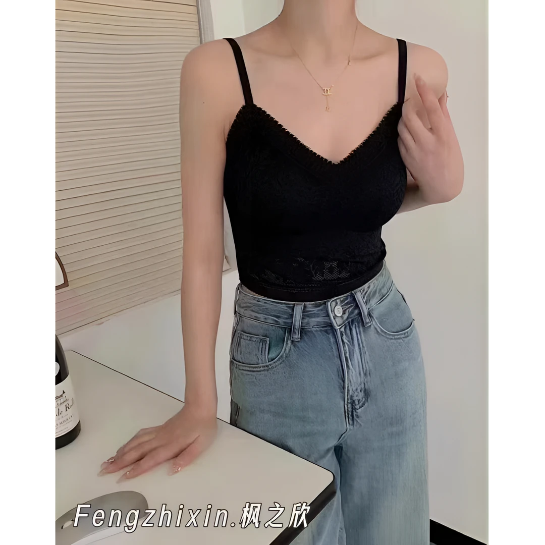 W9015蕾丝花纹精致时尚通勤运动舒适女神女士夏季透气聚拢美背