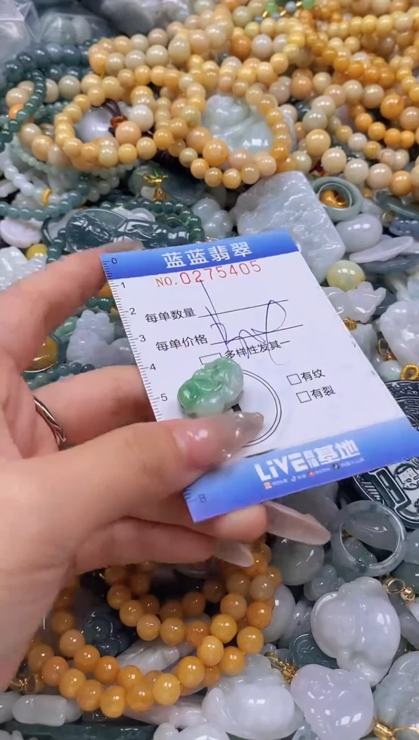 翡翠未镶嵌颈饰闪购0275405