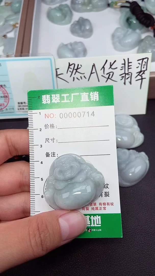 颈饰未镶嵌翡翠缅甸天然翡翠微微瑕0714