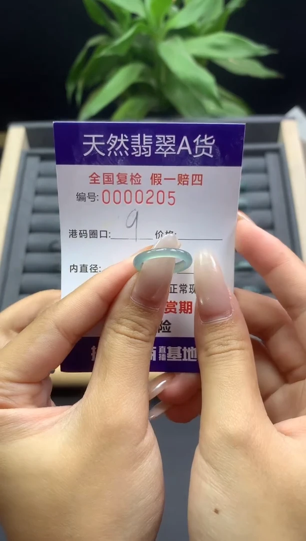 未镶嵌戒指翡翠天然  205