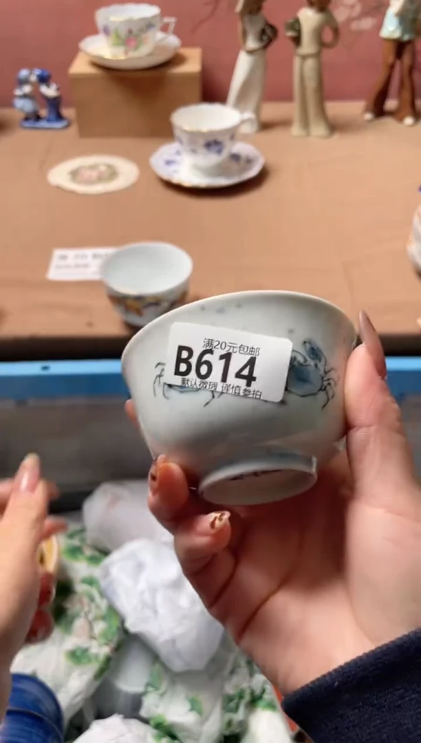瓷片小*头瓷器瓷器B614