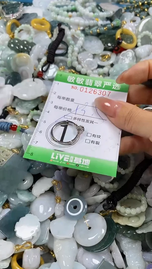 【闪购商品】翡翠颈饰未镶嵌闪购0126307多样性发其一