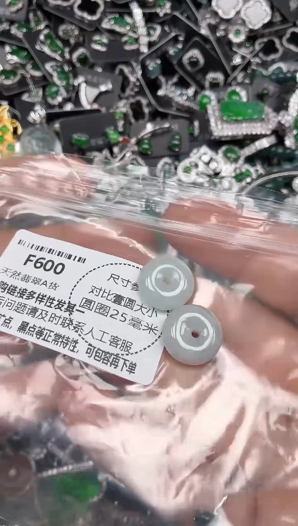 颈饰未镶嵌翡翠F600两个