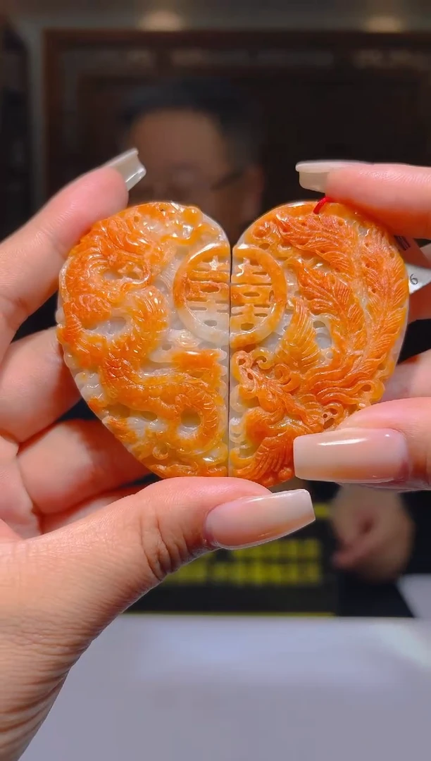 未镶嵌定制翡翠15/1120/L/龙凤