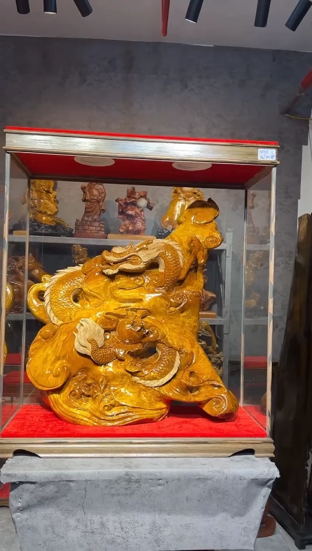 【闪购商品】金丝楠金丝楠木精工雕刻摆件