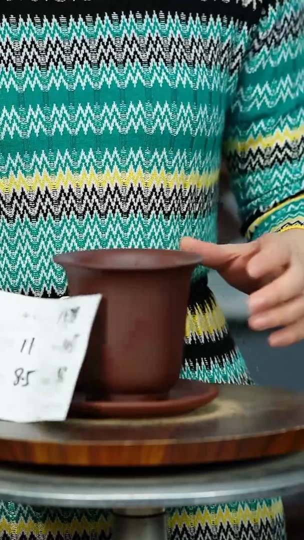 紫砂花盆578+Z 紫砂花盆紫砂