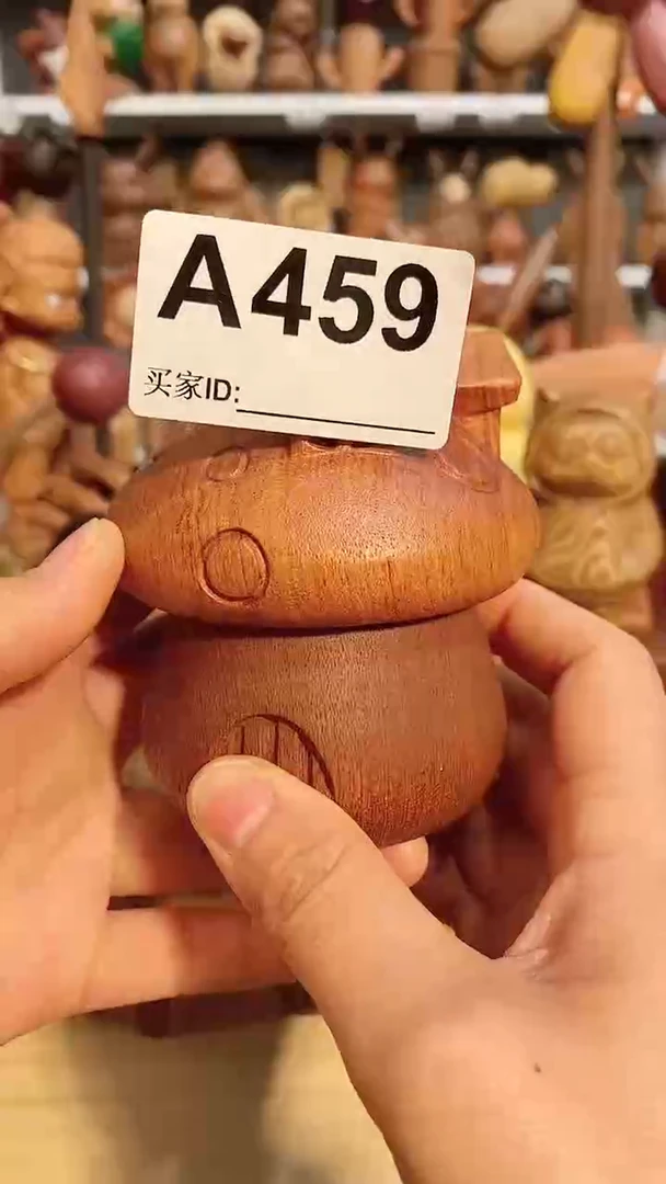 【闪购商品】木木雕摆件可爱卡通