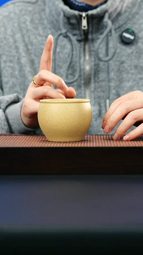 茶壶紫砂宜兴紫砂 主人杯 黄金段h4703