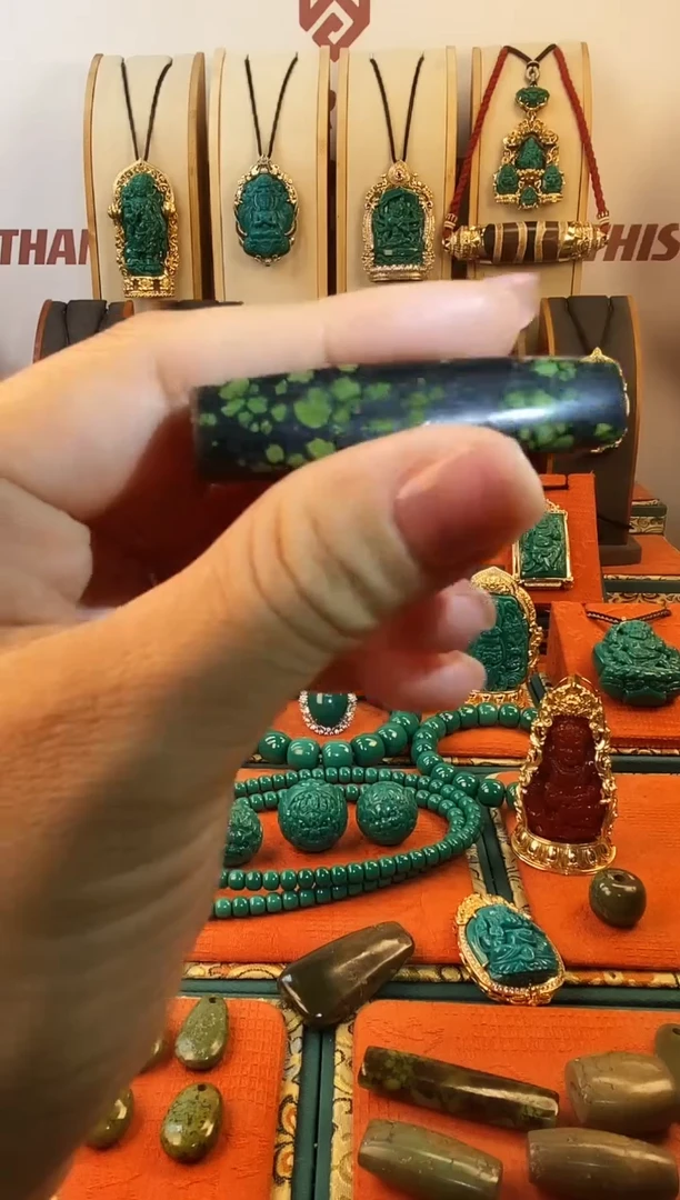 未镶嵌绿松石.网花 单颗