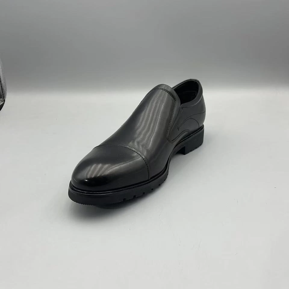 新款轻质厚底系带男士皮鞋休闲鞋C681