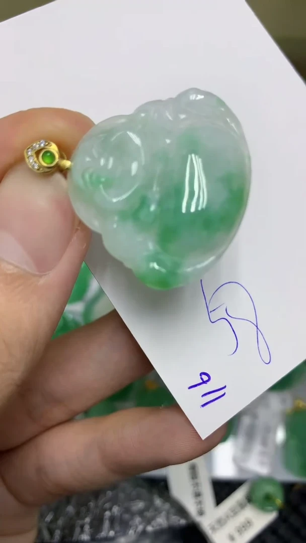 颈饰未镶嵌翡翠缅甸A货翡翠