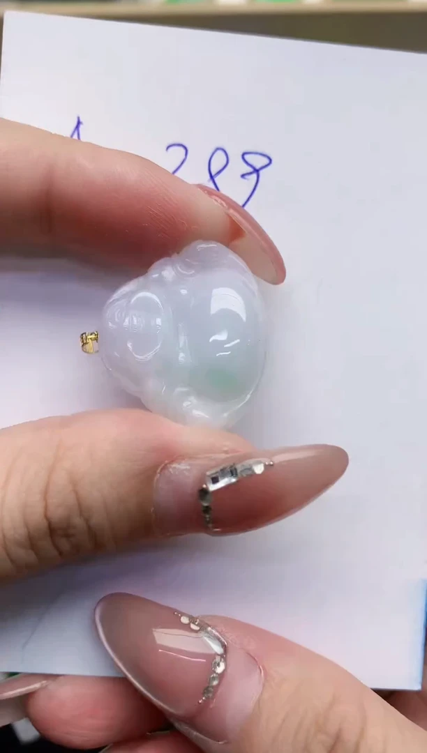 【闪购商品】翡翠颈饰18K金镶嵌00000000000