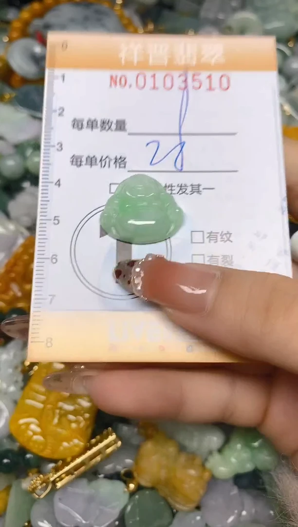 【闪购商品】翡翠颈饰未镶嵌闪购0103510多样性发其一