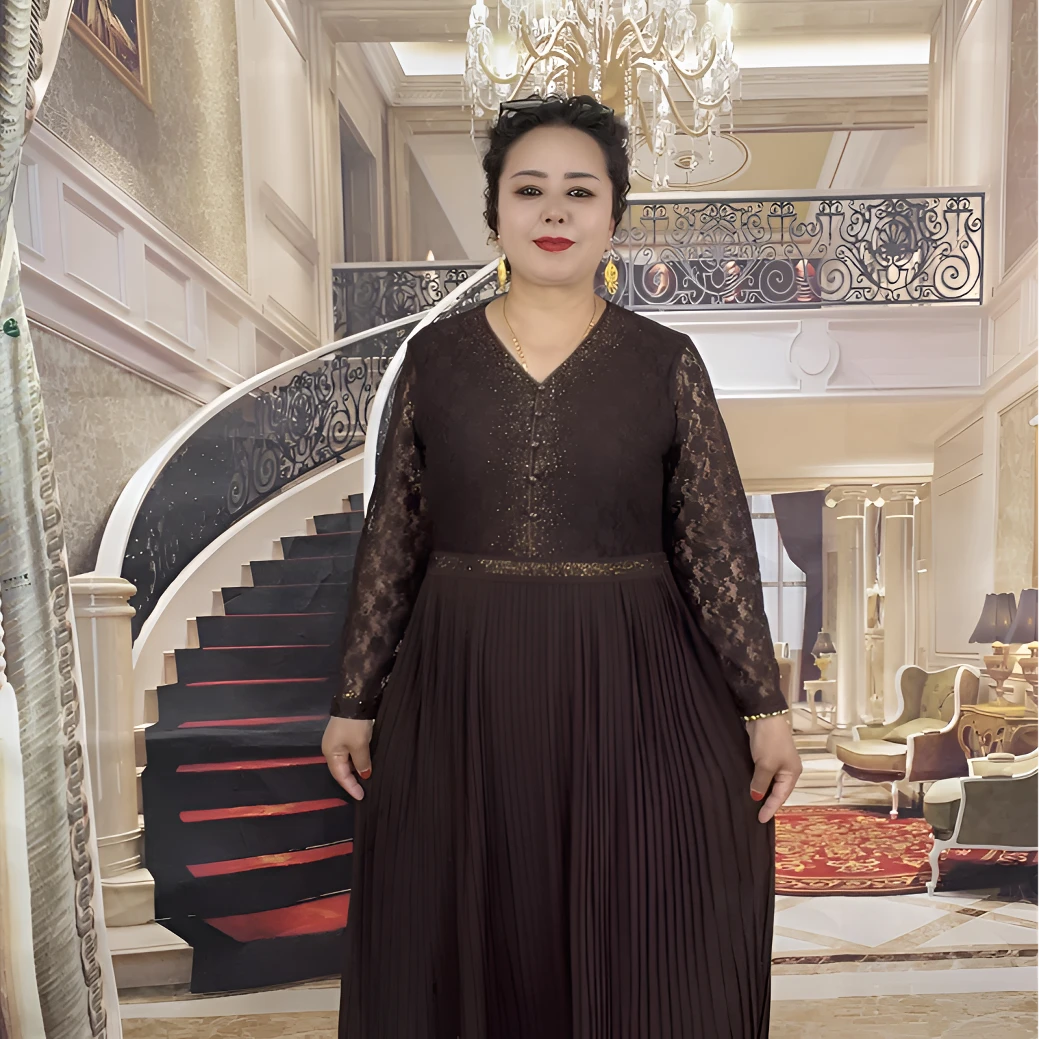 2025年最新款夏季中老年女士连衣裙时尚百搭高级感高品质新疆包邮