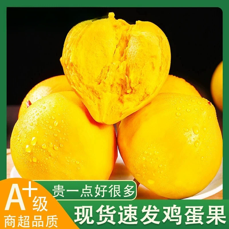 【新鲜大果】云南蛋黄果鸡蛋果狮头果西双版纳特产应季果整箱1-5