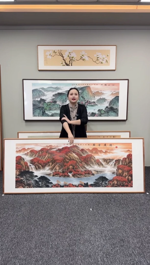 国画鸿运当头210*80