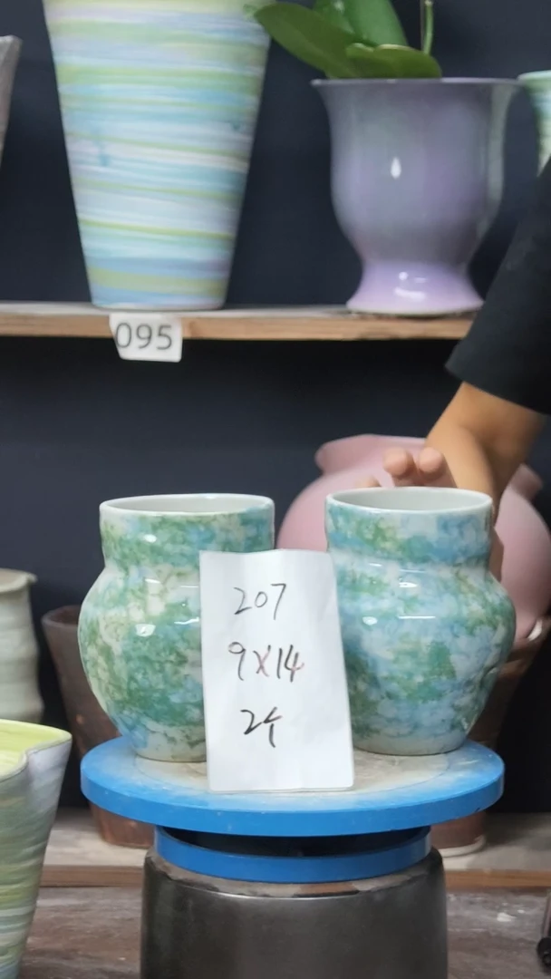 景德镇花盆默认微瑕207