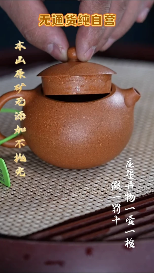 紫砂壶至纯宝山黄金段西施150cc