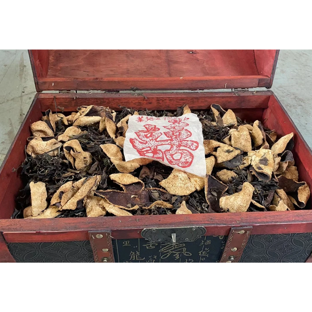 云南普洱茶1917年宋聘号女儿茶陈皮白茶2000g拍5发6