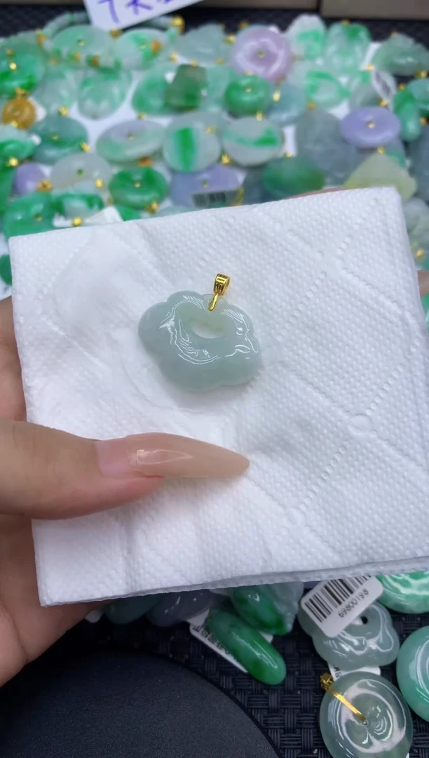颈饰未镶嵌翡翠天然缅甸A货翡翠