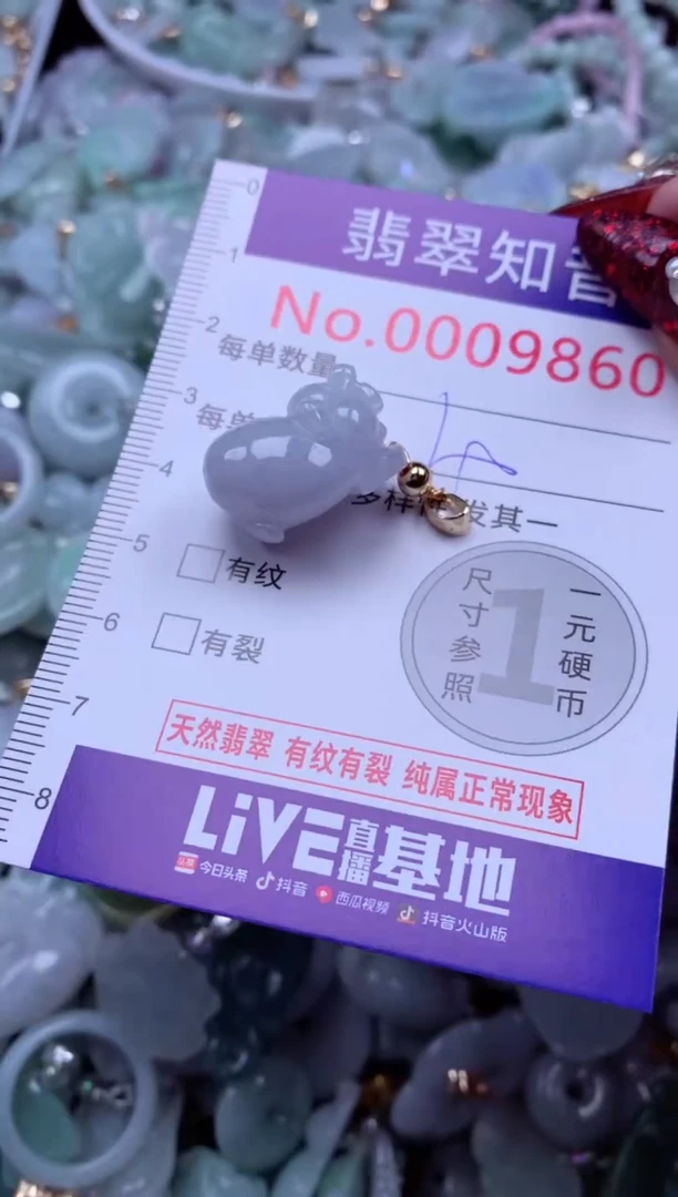 吊坠(不含链)未镶嵌翡翠9860
