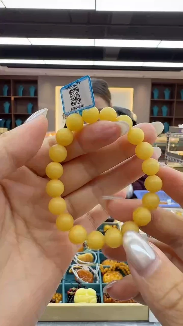 手链琥珀未镶嵌133秒拍号假一罚三