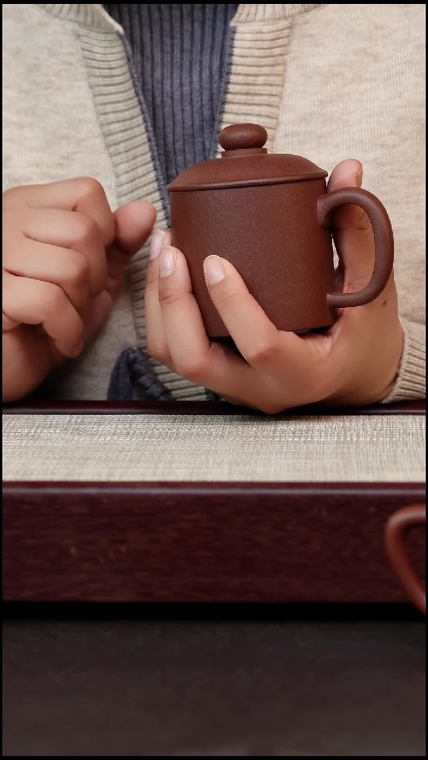 茶杯紫砂底槽清鱼乐小杯